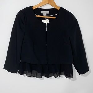 H&M Soft Blazer with Ruffled End